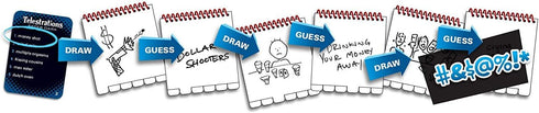 Telestrations After Dark Adult Board Game | An Adult Twist on The #1 Party Game | The Telephone Game Sketched Out | Ages 17+...