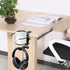 LBTING 2-in-1 Adjustable & 360 Rotating Office Gaming Accessories for Under Desk Headphone Stand, Hanging Headset, Holding Coffee Mug, Drinks, Wat...