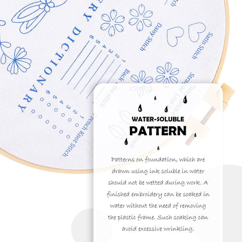 Youteer 3 Sets Embroidery kit for Beginners, Cross Stitch Practice Kits with Pattern and Instructions Hand Stitch for Craft Lover, Beginner......