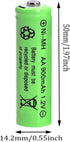 10 Packs 1.2V AA 900mAh Ni-MH Rechargable Batteries for Solar Lights, Garden Lights, Remotes, Mice...