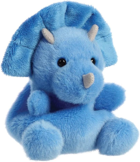 AURORA, hangtag, 33616, Palm Pals Tank Triceratops Dinosaur, 5In, Soft Toy, Blue...