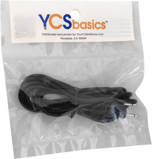 YCS basics 6 Foot 2.5mm Mono Male to Male Cable...