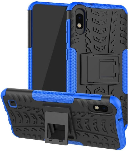 Asuwish Phone Case for Samsung Galaxy A10 with Tempered Glass Screen Protector and Slim Stand Hybrid Heavy Duty Rugged Protective Cell Cover A 10 ...