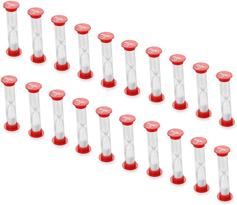 Dsmile 1 Minute Sand TIMERS Set of 20...