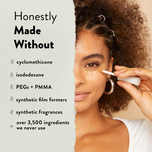 Honest Beauty Fresh Flex Concealer with Niacinamide + Vitamin E + Hyaluronic Acid | Vegan + Cruelty free | Cream, 0.17 fl oz...