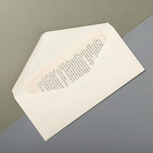 50 Pack #10 Business Envelopes Standard V Flap Invoices Envelopes for Office Checks, Business Letterhead, Letter Mailing 4.13 x 9.49 Inches (10 Co...