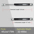 2PCs Universal Gas Charged Lift Supports Spring Struts Shocks Dampers Force 40 Lbs/178 N Per Prop, Force Per Set 80 Lbs/356 N, Extended Length 10 ...