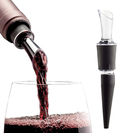 2-Pack Patented Bottle-top Wine Aerator and Pourer - 100% MADE IN THE USA...