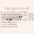 Sunzit PBT Keycaps - MOA Keycaps, Cute Keycaps for Mechanical Keyboard, 132 Keys, Dye-Sublimation Custom Keyboard Keycap Set for 61/64/68/84/87/10...