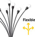 Sensor Brite Solar Garden Lights, Adjustable Firefly Lights with 10-Hour Illumination, Auto ON/Off Outdoor Garden Lights, Easy Install LED Light P...