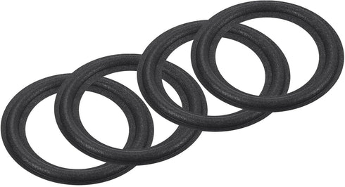 MECCANIXITY Rubber Speaker Foam Edge Surround Rings 4.5 Inch 76mm x 116mm Perforated Subwoofer Rings Replacement Parts for Speaker Repair or DIY B...