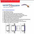 1/2" ReceptXtenders 1-Pack, Single Gang Receptacle Outlet Box Extender. UL Listed, Mud Ring...