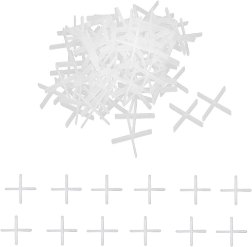 2000Pcs Plastic Wide Tile Spacers Tiles Leveler Spacers Replaceable Tile Levelers Wall Floor Cross Spacers for Spacing of Floor or Wall Tiles?1mm?...