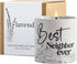 Best Neighbor Ever Gifts-6 oz Scented Candle Lavender Hello Neighbor Gifts for Neighbors New Neighbor Welcome Gift Funny Candles Goodbye Moving Ho...