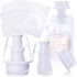 BABORUI Breastmilk Storage Set, 2Pcs Breastmilk Storage Bag Adapters with 20Pcs Milk Storage Bags for Fridge or Freezer, BPA Free Breastfeeding Es...