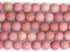 JOE FOREMAN 10mm Natural Stone Red Rhodonite Frosted Matte Unpolished Round Spacer Beads for Jewelry Making DIY Handmade Craft Supplies 15"...