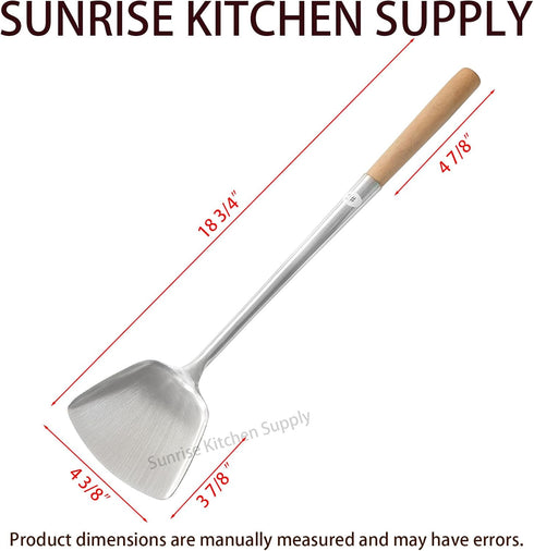 Sunrise Kitchen Supply Commercial Grade Wok Spatula (Shovel 17" (#2))...