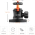 UURIG BH-04 Magnet Camera Mount for GoPro,Heavy-Duty Metal Car Powerful Magnetic Camera Mount with 360 Degree Rotation Ball Head for Car Body,Comp...
