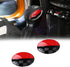GTINTHEBOX JCW Style ABS Shift Knob Automatic Trans Trim Badge Covers for Mini Cooper/Cooper S Hardtop (F56), Hardtop 4-Door (F55), Convertible (F...