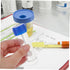 Human and Dog Stool Sample Container with Spoon Lid - 10 Pack - 25-30ml Urine and Fecal Specimen Cups with Screw-On Lids - Ideal for Medical and L...