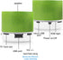 AICase Portable Wireless Mini Bluetooth Speaker, Super Bass Stereo Rechargeable Speaker with LED Lights......