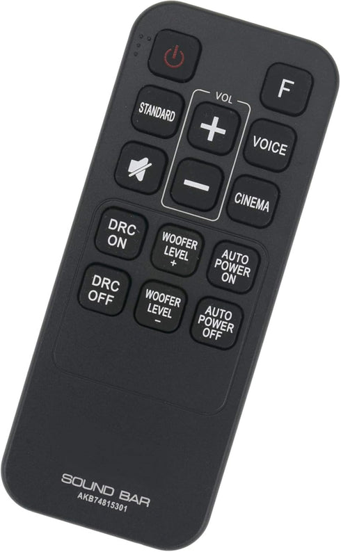 AKB74815301 Sub AKB74815311 Replacement Sound Bar Remote Control fit for LG Soundbar S45A1-D S55A3-D LAS485B LAS453B LAS454B SJ4Y SH3K SPH4B-W SH3...