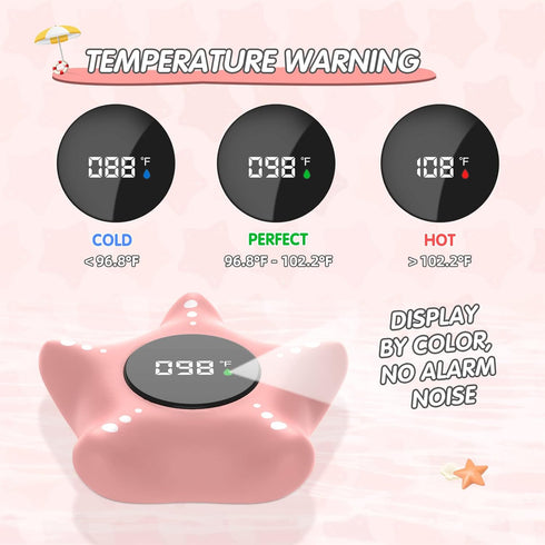 Baby Bath Thermometer Safety, Digital Bathing Water Temperature Thermometer for Infants pregnancy...