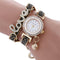 CdyBox Women Wholesale 6 pack Love Printed Bracelet Watches Set Lot Diamond Wrap Around Cuff Quartz Wrist Watch for Ladies Girls...