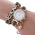 CdyBox Women Wholesale 6 pack Love Printed Bracelet Watches Set Lot Diamond Wrap Around Cuff Quartz Wrist Watch for Ladies Girls...