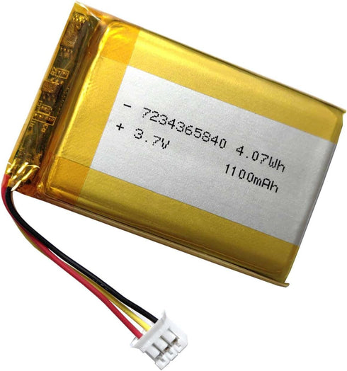 AOLIKES 1100mAh 3.7V Rechargeable Lipo Battery Replacement for Logitech G Astro A30, Astro Gaming A50, Astro Gaming A20 Wireless Headset...