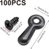 100 Pieces Picture Frame Turn Button Fasteners Set with 100 Pieces Screws, Picture Frame Backing Clips Hardware for Hanging Pictures, Craft, Photo...