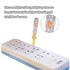 Fielect 2Pcs Voltage Tester Screwdriver, Contact Voltage Tester Pen Light Circuit Tester Voltage Detecter Pen Electric Test Pen Screwdriver 3.5mm ...