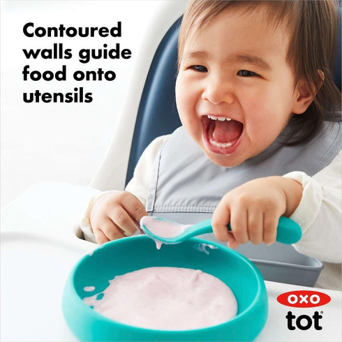 OXO Tot Silicone Plate Teal...