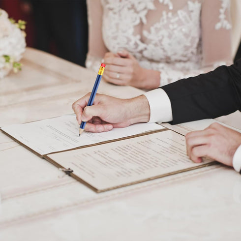 24 Pcs Mini Pencils Golf Pencils With Erasers Bridal Shower Pencils HB Graphite Pencil For Students Designers Architects School Office(white)...