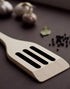 Long Handle Slotted Wooden Spoon 16 inch – European Made Heavy Duty Large Wooden Spatula & Stir Paddle – 100% Natural Solid Hardwood – Healthy and...