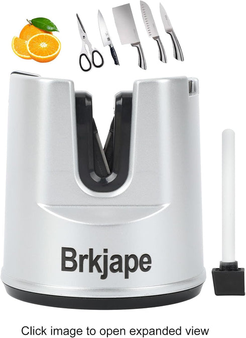 Easy-to-Use Kitchen Knife Sharpener for Kitchen Knives and Scissors - Keep Your Blades Sparkling!...