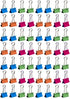 Small Binder Clips, 48 Pack, 3/4 Inch, Standard 19mm, Dark Colorful, Capacity 0.31 Inch, Small Binder Paper Clips, Fold Clamp, Small Size, Office ...