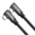 240W USB C to USB C Cable 10FT,PD 3.1 Type C to C 5A Fast Charging Cable Right Angle for MacBook Pro/Air, iPad Pro12.9/11/Air,iPhone15/15Pro/15Plu...
