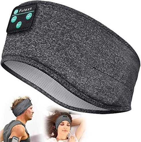 Soft Comfortable Over-Ear Headphones, Wireless Headband Headphones with Ultra-Thin HD Stereo Speakers Perfect for Sleep, Sports, Workout, Jogging,...