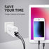 Whitestone, 30W Charger USB C Fast Charger Dual Ports Quick Charge PD Wall Charger QC 3.0 Adapter with Foldable Plug for iPhone 13 Pro Max/12 Mini...
