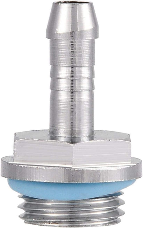 Wendry PC Water Cooling Barb Fitting, Two-Touch Fitting G1/4 Thread Barb Connector for Computer Cooling System(Pack of 6)(6mm)...