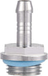 Wendry PC Water Cooling Barb Fitting, Two-Touch Fitting G1/4 Thread Barb Connector for Computer Cooling System(Pack of 6)(6mm)...