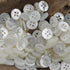 20 Pieces Genuine White MOP Buttons Natural Real Mother of Pearl Buttons for Shirts Dresses Polo DIY Craft (Diameter 11.5MM)...