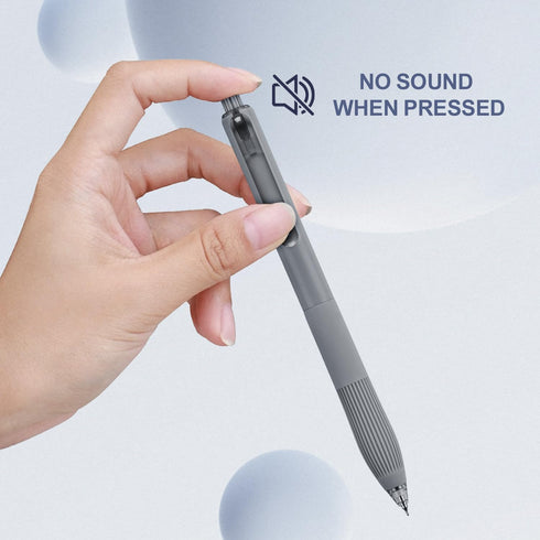 Linbsunne Gel Pens Black Ink Pens for Office 0.5mm Fine Point Pens Smooth Writing Retractable Work Pen (12-count)...