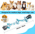 Dog Rope Toys, 3 Knots Chew Rope Toy for Medium and Small Dogs, Natural Cotton Dog Pull Rope for Tug of War and Teeth Cleaning (Blue)...