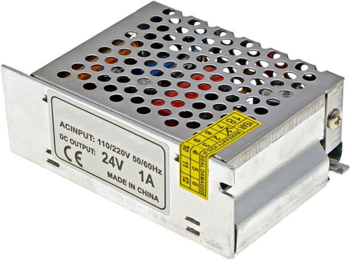 Switching Converter, AC/DC Power Supply Adapter Transformer Driver for LED Strip Lights, AC 110V/220V to DC 24V 1A 25W LED Strip Light Power Suppl...