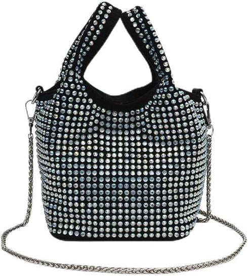 Evening Bag, Rhinestone Clutch Sequins Purse Designed for Parties, Wedding Celebrations, Prom Nights, and Clubs...