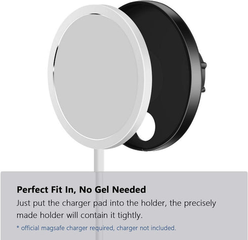 Kuaguozhe Adhesive Car Mount Compatible with Mag Safe Charger - Use Together as Magnetic Phone Car Holder, Car Mount on Vent Dashboard, Compatible...