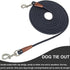 Tie Out Rope Dog Leash, 8-10-13-15-20-25-30-35-40-45-50FT Heavy Duty Nylon Check Cord for Medium Large Dogs Indoor/Outdoor Playing Camping Backyar...