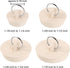 Hestya 4 Pieces Rubber Drain Stopper Set Bathtub Sink Stopper Drain Plug with Hanging Ring for Bathtub, Kitchen and Bathroom(1-1/8, 1-3/8,1-5/8, 1...